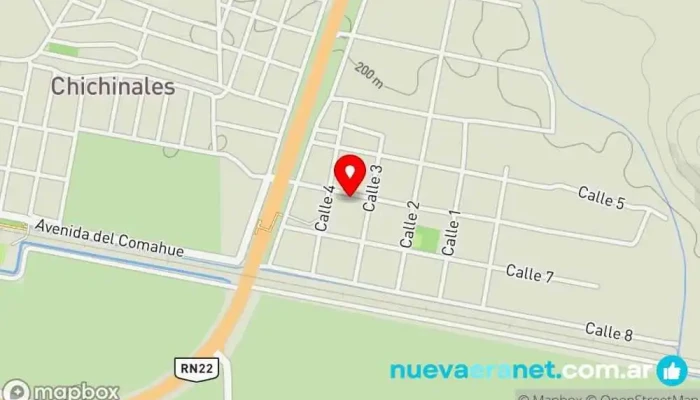 mapa de Panaderia Pablito Supermercado en Chichinales
