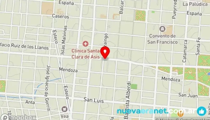 mapa de Panadería Pan Comido Panadería en Salta