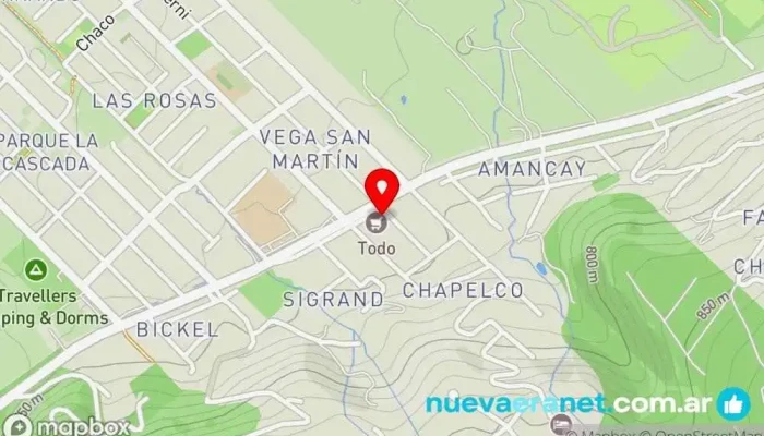 mapa de Panadería Panambí Panadería en San Martín de los Andes