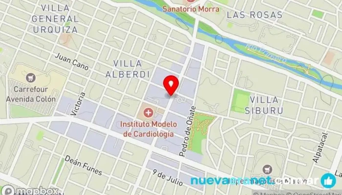 mapa de Panaderia Panes i mas Panadería en Córdoba