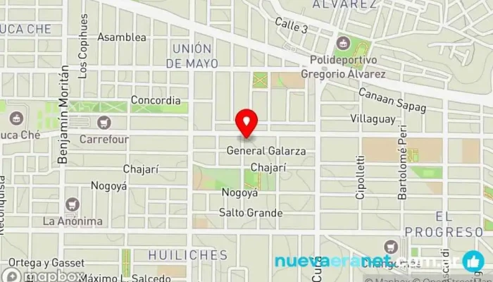 mapa de Panadería Pastelería Dulce Maná Panadería en Neuquén