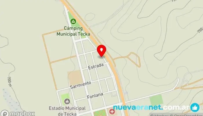 mapa de Panaderia Pasteleria El Sol Panadería en Tecka