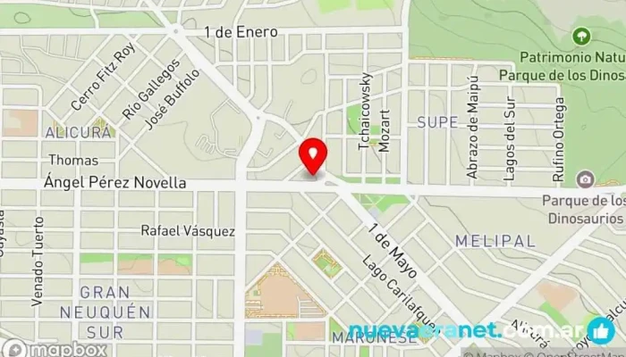 mapa de panadería pastelería Panadería en Neuquén