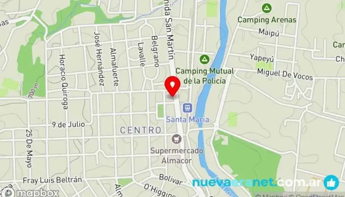 mapa de Panaderia Petrel Panadería en Santa María de Punilla