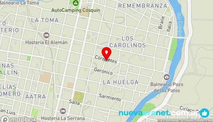 mapa de Panadería Plunder's Panadería en Cosquín