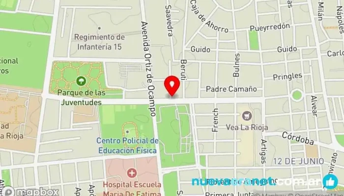 mapa de Panadería Qué Pan Panadería en La Rioja