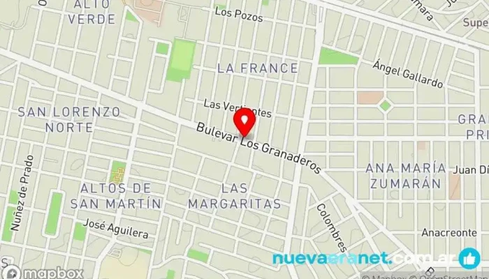 mapa de Panaderia Quiesa. El Mejor Pan Panadería, Pastelería en Córdoba