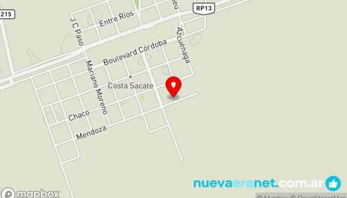 mapa de Panaderia Ramos^Simbrón Panadería en Costa Sacate
