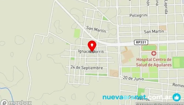 mapa de Panaderia Reinoso Panadería en Aguilares