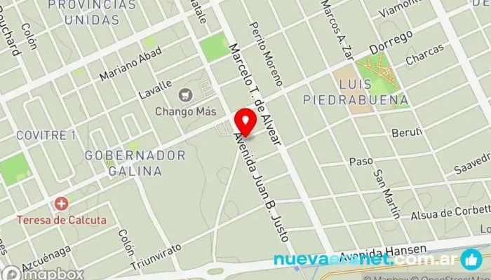 mapa de Panadería Ricotorta Panadería en Puerto Madryn