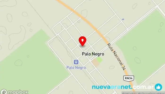 mapa de Panaderiá rincon de luz Tienda general en Palo Negro
