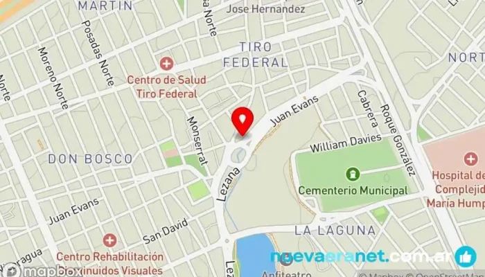 mapa de Panaderia Rocio Panadería en Trelew
