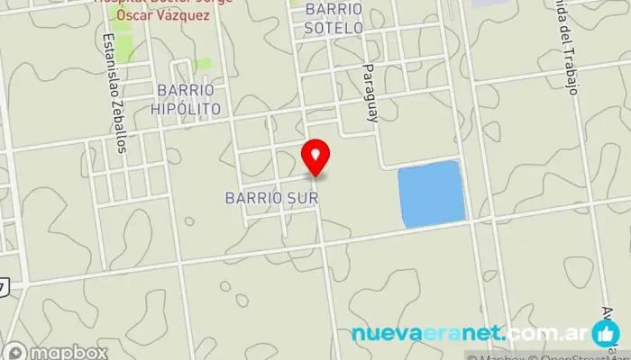 mapa de Panadería Rodríguez Panadería en Tres Isletas
