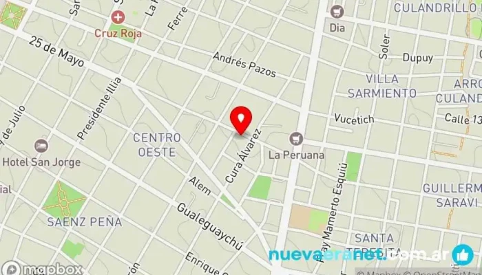 mapa de Panaderia Ros-Mar Panadería en Paraná