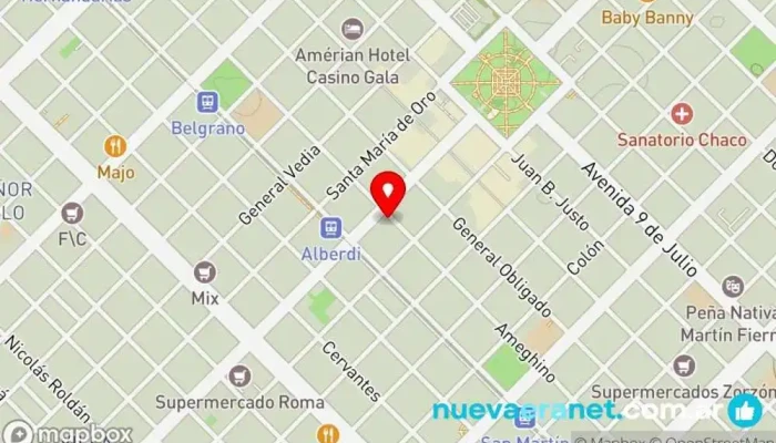 mapa de PANADERIA ROYAL Panadería en Resistencia