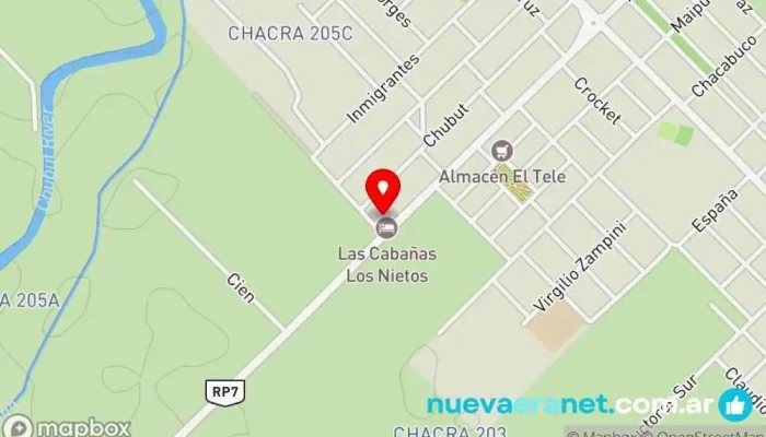 mapa de Panaderia Ruta 9 Panadería en Gaiman