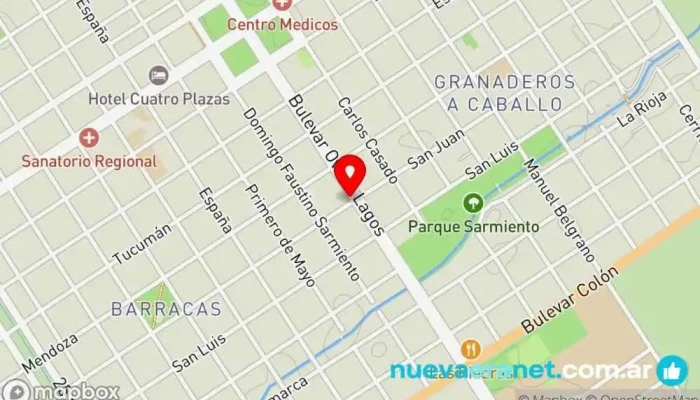 mapa de Panaderia sabo Panadería en Casilda
