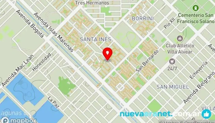 mapa de Panaderia 