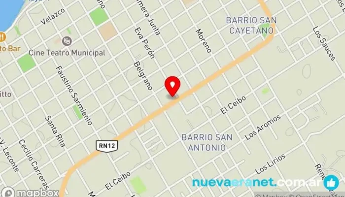 mapa de Panaderia Sabores y Aromas Panadería, Pastelería, Cafetería en Esquina