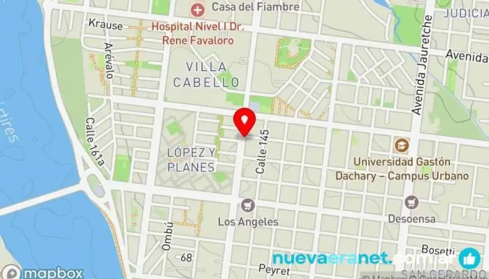 mapa de Panadería Salinas Panadería en Posadas