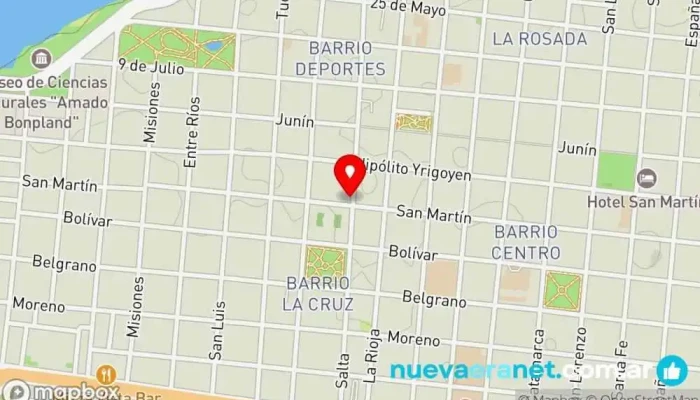 mapa de Panadería Salta Panadería en W3400APT