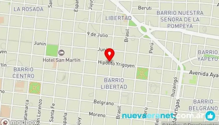 mapa de Panadería San Benito Panadería en Corrientes