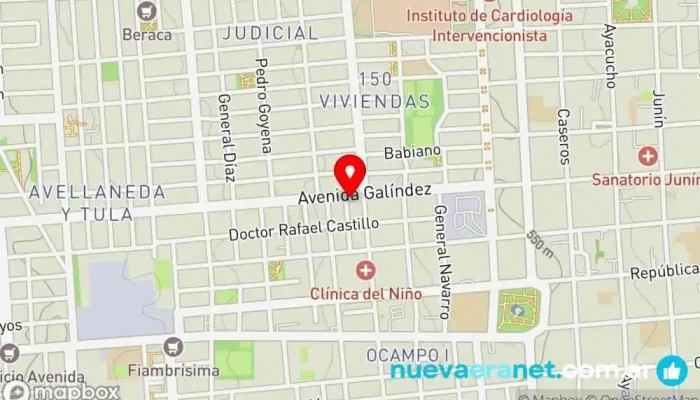 mapa de Panadería San Cayetano Panadería en San Fernando del Valle de Catamarca