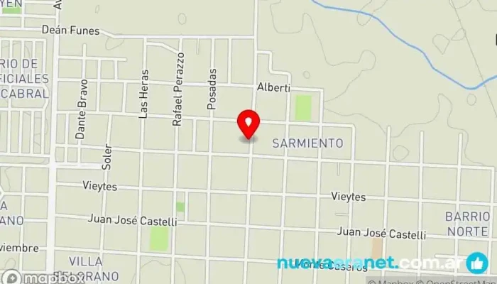 mapa de Panaderia San Cayetano Panadería en Curuzú Cuatiá