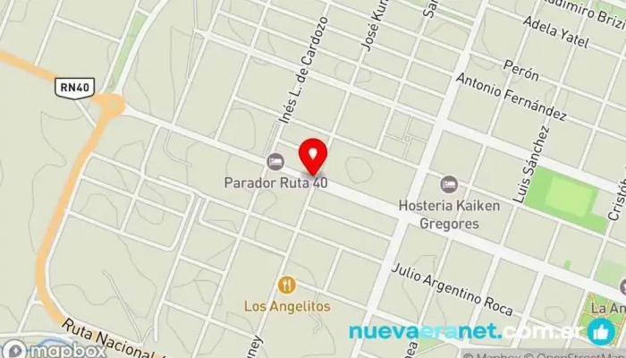 mapa de Panadería San Cayetano Panadería en Gdor. Gregores