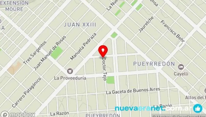mapa de Panadería 