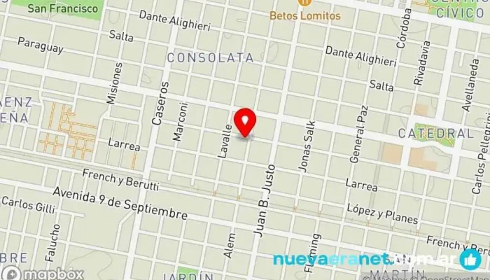 mapa de Panadería San Gerónimo Panadería en San Francisco