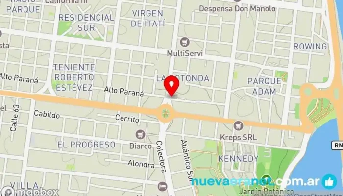 mapa de Panadería San Javier Panadería en Posadas