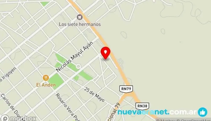 mapa de Panadería san José Panadería en Chamical