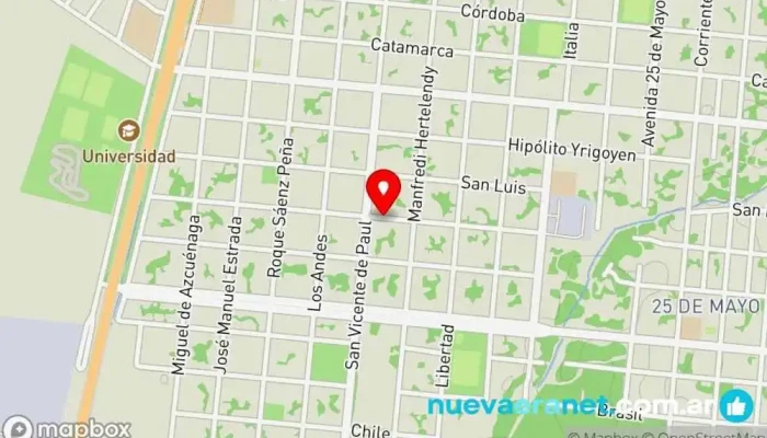 mapa de Panaderia san jose Panadería en Clorinda