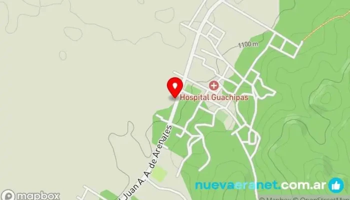 mapa de Panadería San José Panadería en Guachipas