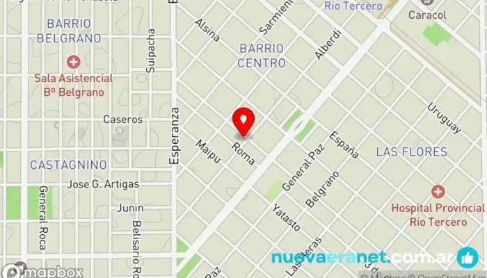 mapa de Panadería 