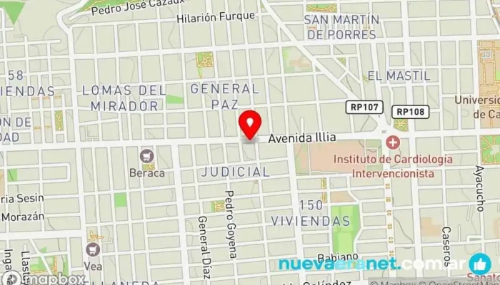 mapa de Panaderia San Juan Panadería en San Fernando del Valle de Catamarca