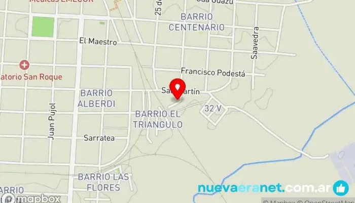 mapa de Panadería San Pedro Panadería en Curuzú Cuatiá