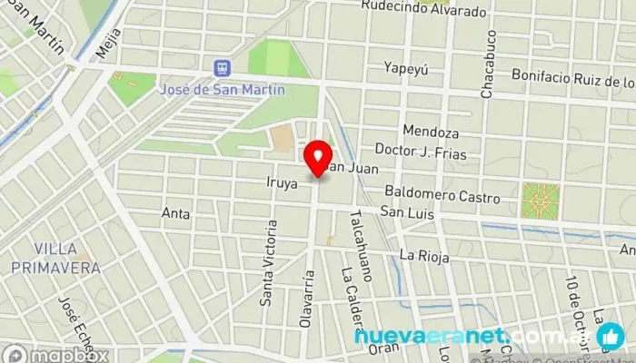 mapa de Panadería San Rafael Panadería en Salta