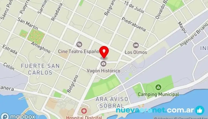 mapa de Panaderia Santa Cruz Panadería en Puerto Deseado