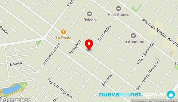 mapa de Panaderia Santa Cruz Panadería en Río Gallegos
