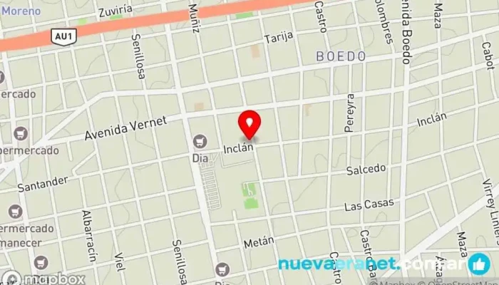mapa de Panadería Santa Elena Panadería en Cdad. Autónoma de Buenos Aires