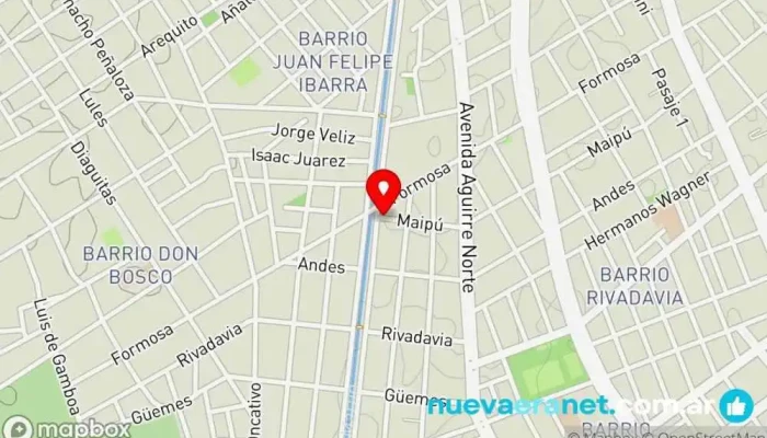 mapa de Panaderia Santa Lucia Panadería en Santiago del Estero