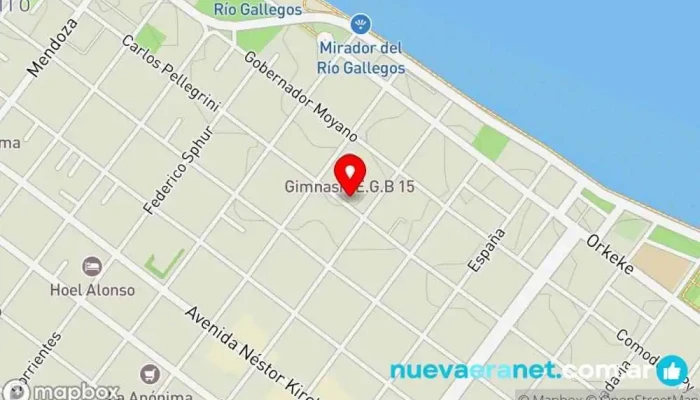 mapa de Panaderia Santa Maria Panadería en Río Gallegos