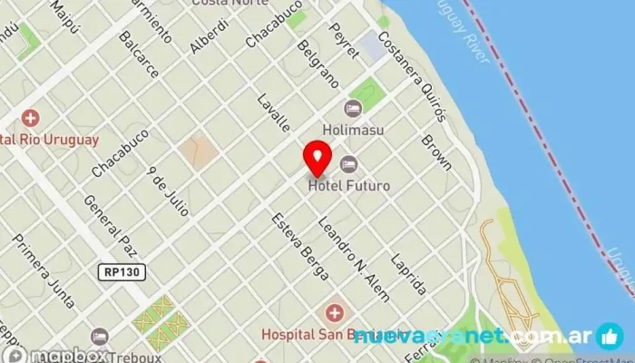 mapa de panaderia santa rita Panadería en Colón