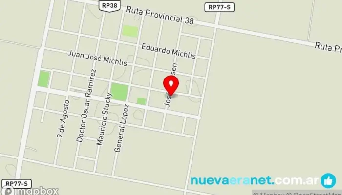 mapa de Panadería Santa Rita Panadería en Santa Fe