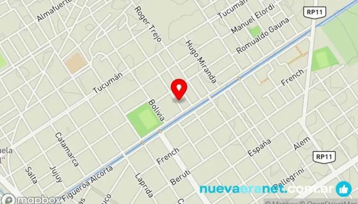 mapa de PANADERÍA SANTY Panadería en La Banda