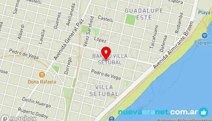 mapa de Panadería Setúbal Panadería, Almacén en IUM