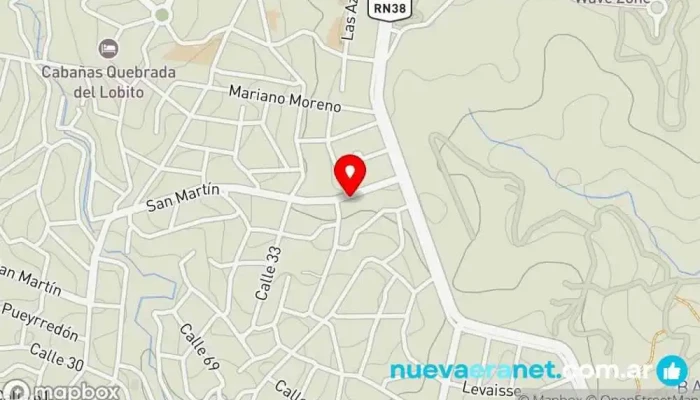 mapa de Panadería shaddai Panadería en Córdoba
