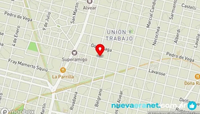mapa de Panadería Sicotello Panadería en S3004GKN